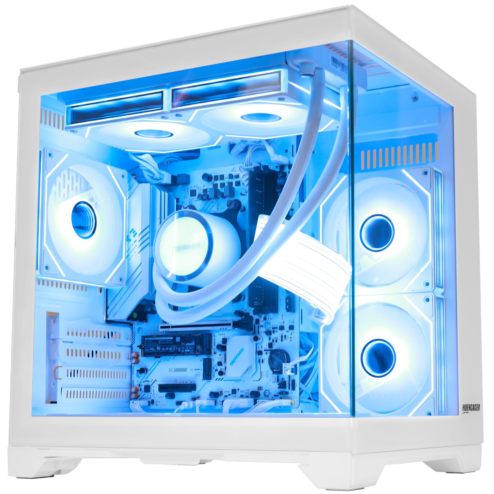 Panorama Gaming PC, Ryzen 7 5700G, 32GB DDR4, 1TB, White white Integrated Radeon Vega Graphics 1.0 TB Ryzen 7 5700G 32.0 GB