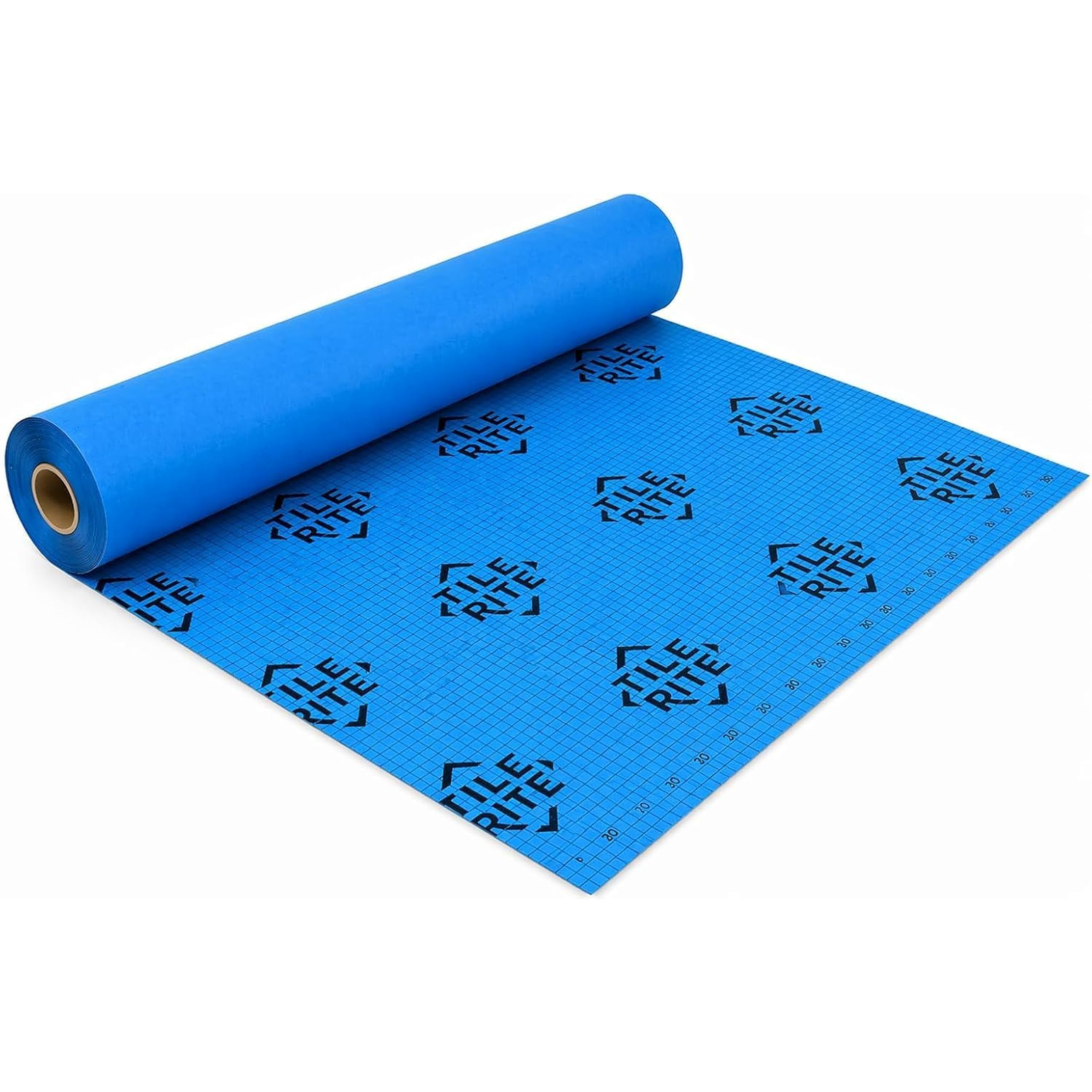 Fabriteq 3mm Blue Uncoupling Membrane Mat (20m²) – Professional Anti-Fracture Tiling Underlayment Roll, Waterproof Moisture Barrier & Stress Relief Matting, Underfloor Heating Grid Compatible
