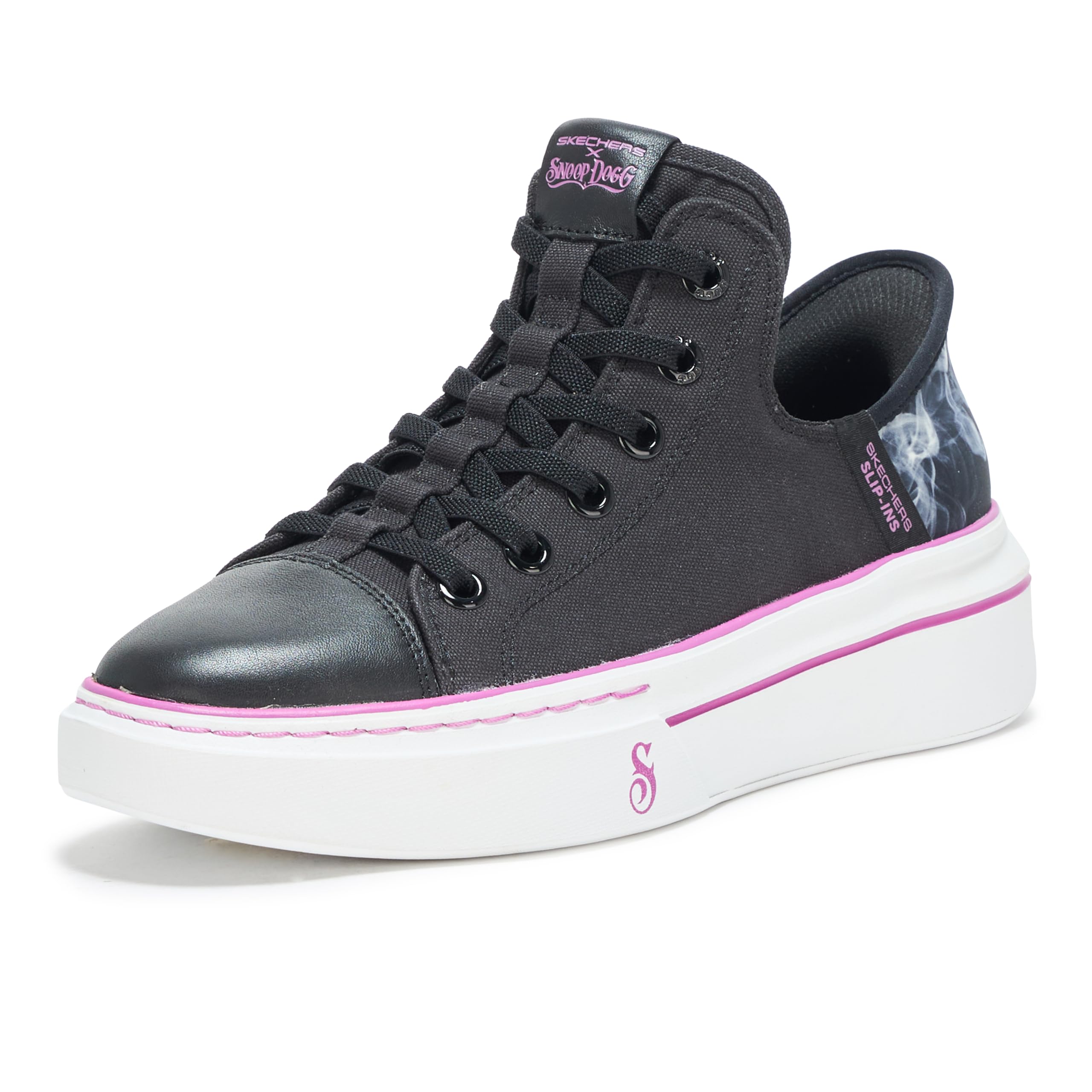Skechers Damen Snoop Dogg: Snoop One-boss Life Canvas Hands Free Slip-insSneaker
