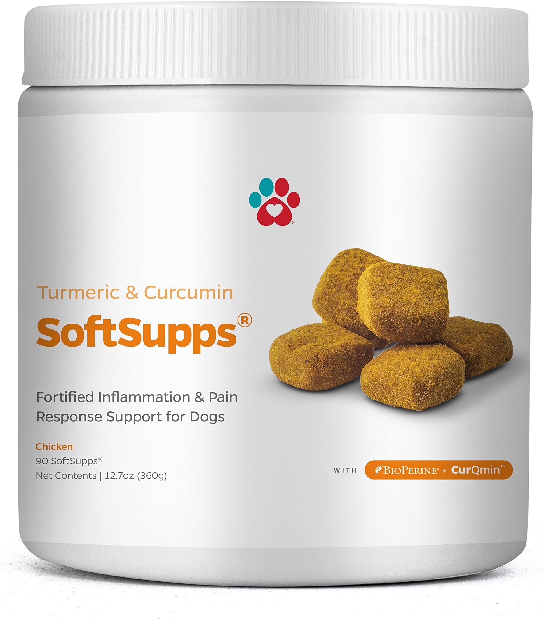 Pet Parents® Turmeric & Curcumin SoftSupps® Joint Support Supplements for Dogs w/Boswellia Serrata Extract, Coconut Oil for Dogs, & Hemp Oil for Dogs - Dog Joint Pain Relief, Dog Joint Support, 90ct