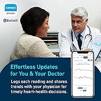 Vista 6 de OMRON Monitor de Presión Arterial Silver para Uso Doméstico y Brazalete de Presión Arterial para Brazo Superior - Marca #1 Recomendada por Médicos