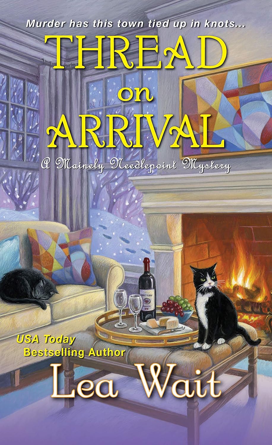 Thread on Arrival (A Mainely Needlepoint Mystery Book 8) Kindle
