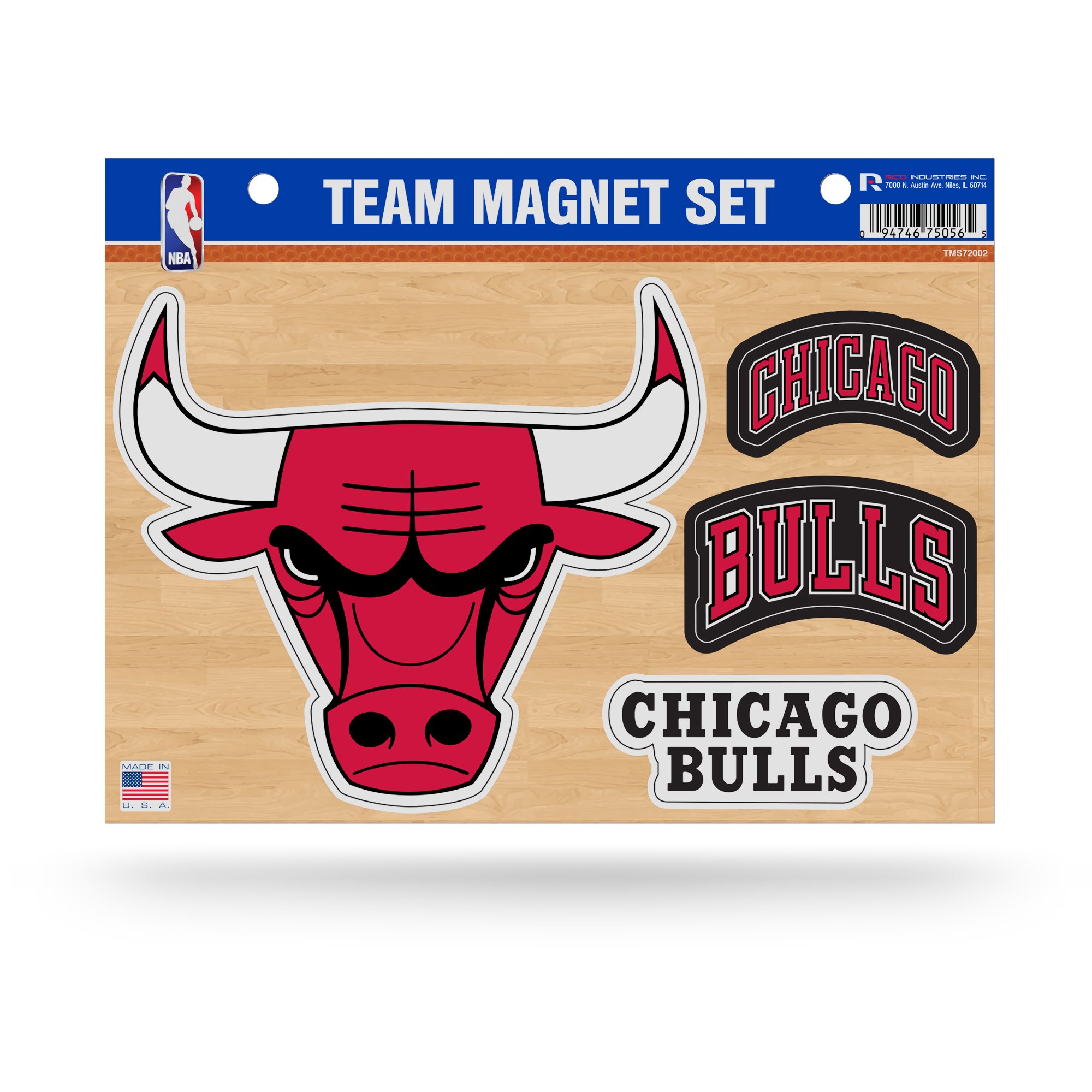 Rico Industries NBA Die Cut Team Magnet Set Sheet