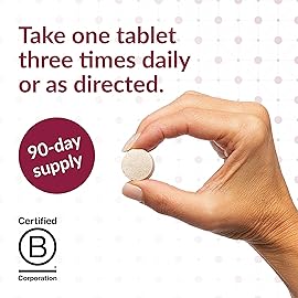 Bariatric Advantage Calcium Citrate Chewable 500mg with Vitamin D3 for Bariatric Surgery Patients Including Gastric Bypass and Sleeve Gastrectomy, Low Sugar - Wild Cherry Flavor, 270 Count