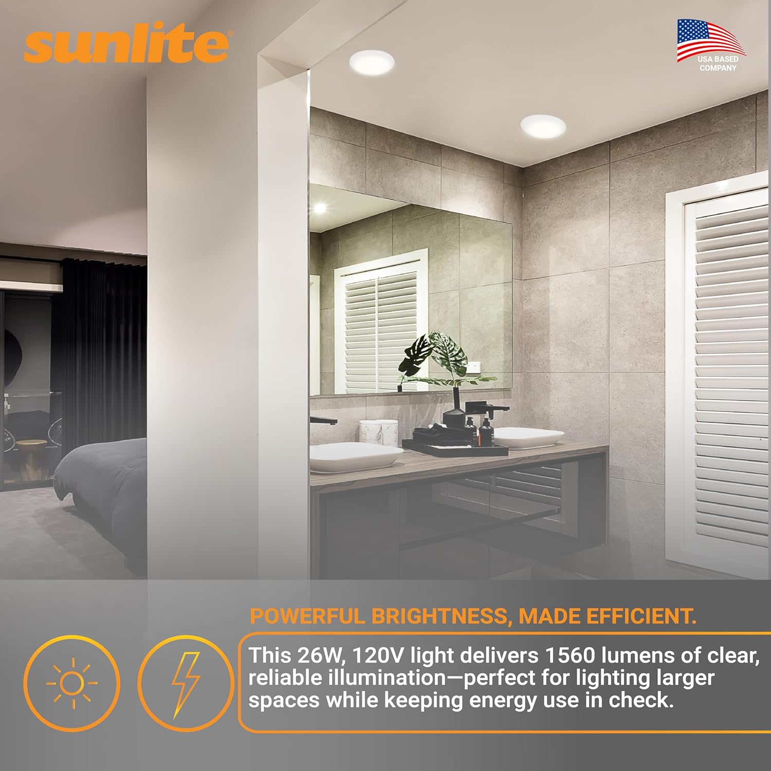 Sunlite PLD18/E/SP65K/10PK 6500K Daylight Fluorescent 18W PLD Double U-Shaped Twin Tube CFL Bulbs with 4-Pin G24Q-2 Base (10 Pack)