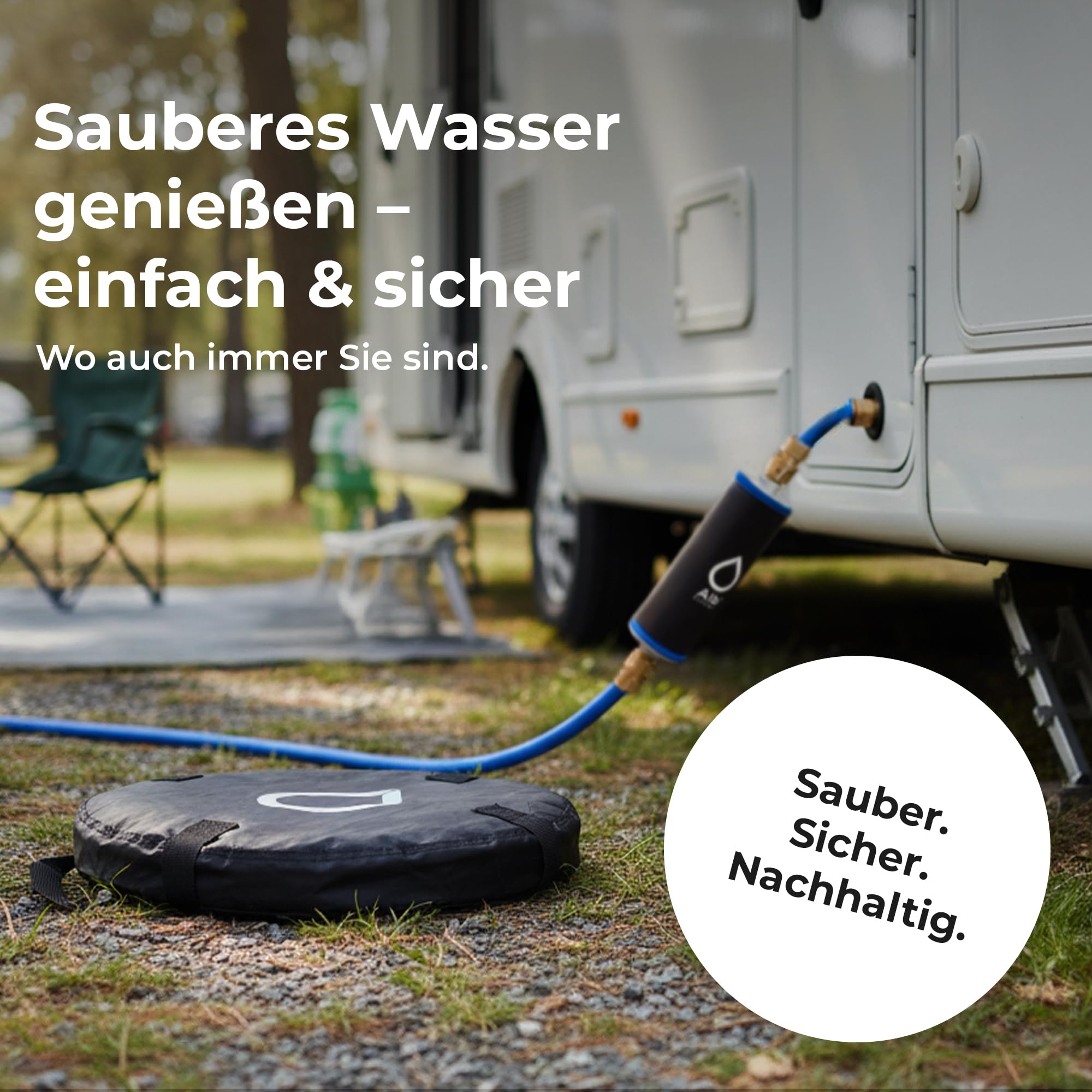 Alb Filter® Schlauchset für Wohnmobil und Camping (Komplett, 10 Meter)