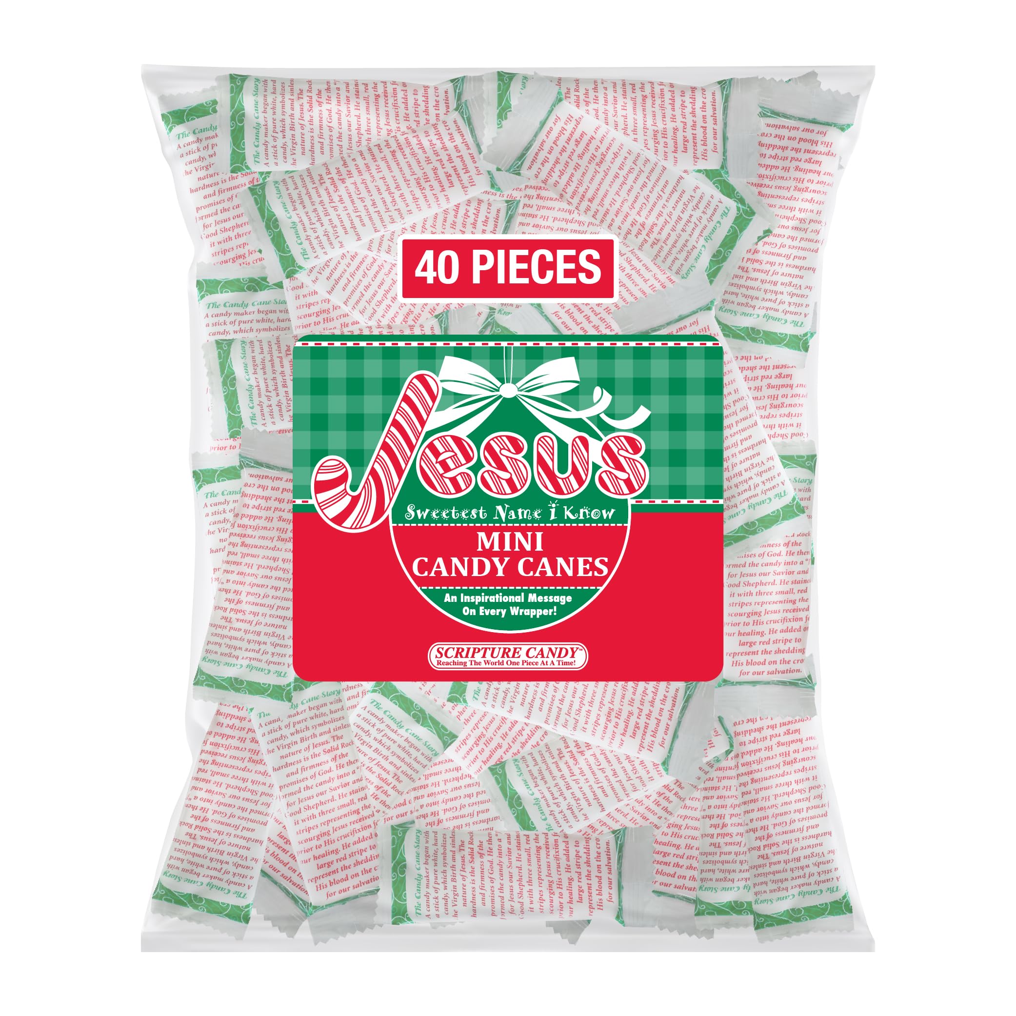 Scripture Candy Mini-Candy Cane Box