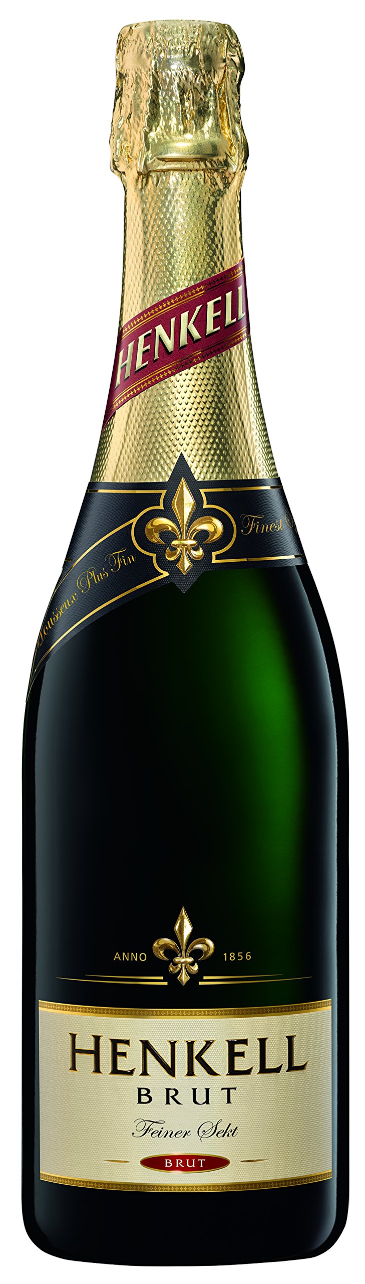 Henkell Sekt Brut (6 x 0,75 l) - Feinperliger Sektgenuss, elegante Cuvée aus den beliebtesten Rebsorten wie Chardonnay, fruchtig-frischer Geschmack, VEGAN (Packung mit 3)