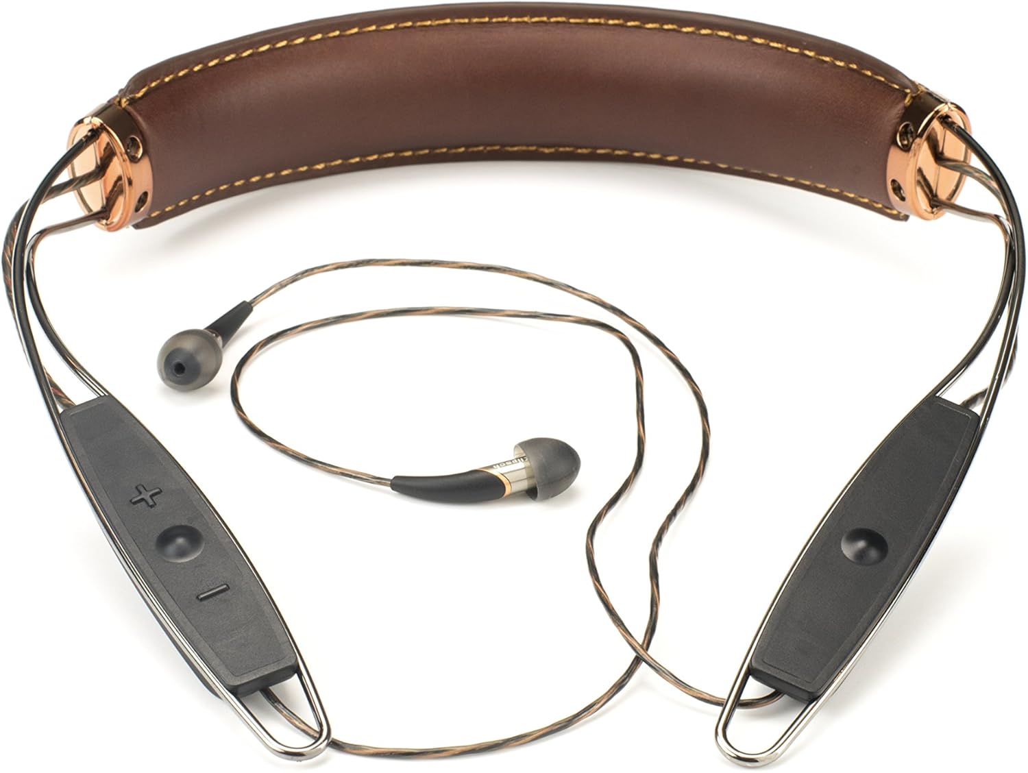 klipsch x12 bluetooth neckband headphones brown leather