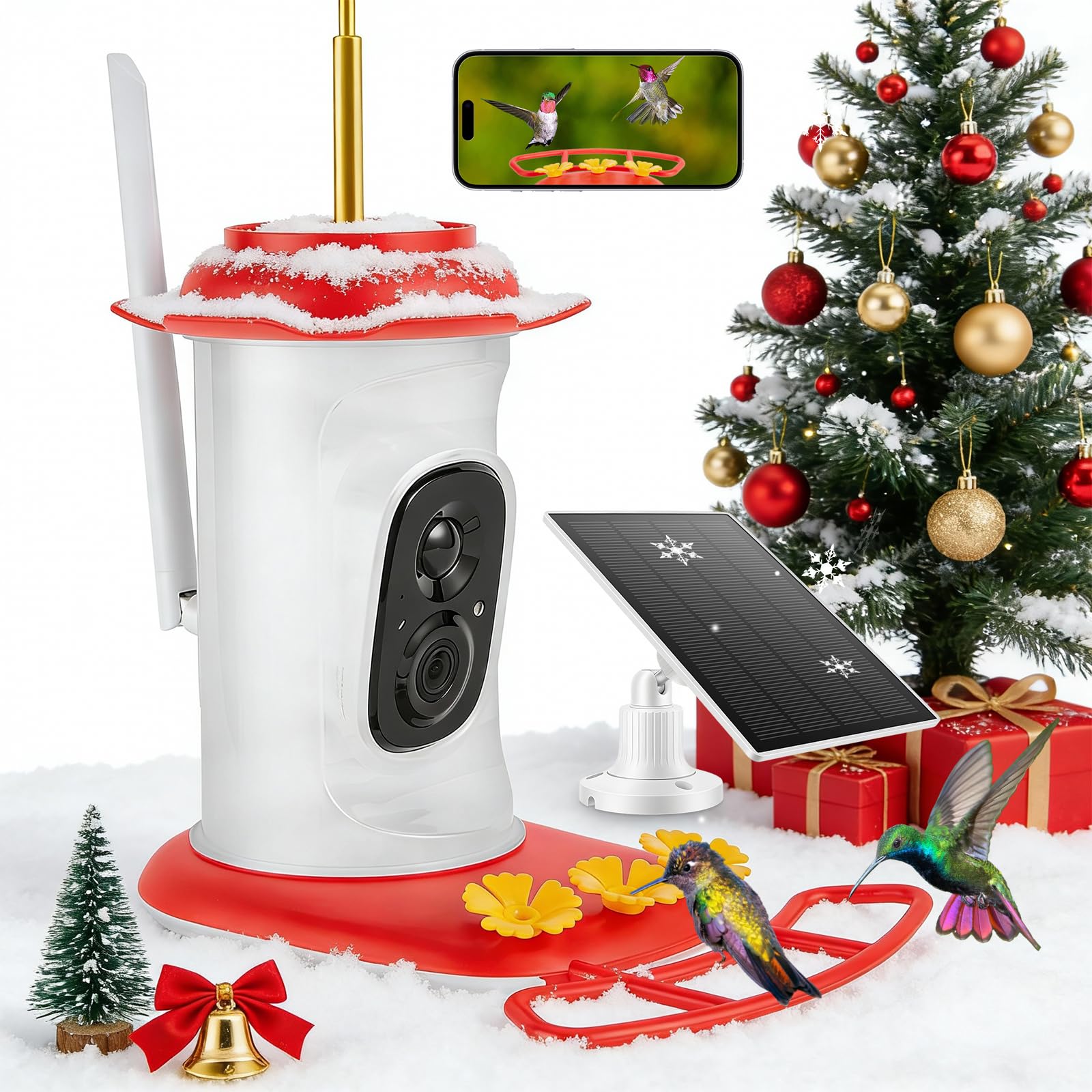 Amazon.com : Smart Hummingbird Feeder with 2K HD Camera Auto