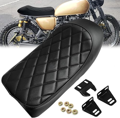 Asiento de motocicleta Cafe Racer asiento vintage para Honda CB125 CB175 CB200 CB350 CB360 CB400 CB450 CB500 Kawasaki KZ400 KZ550 K750 Z650 W650