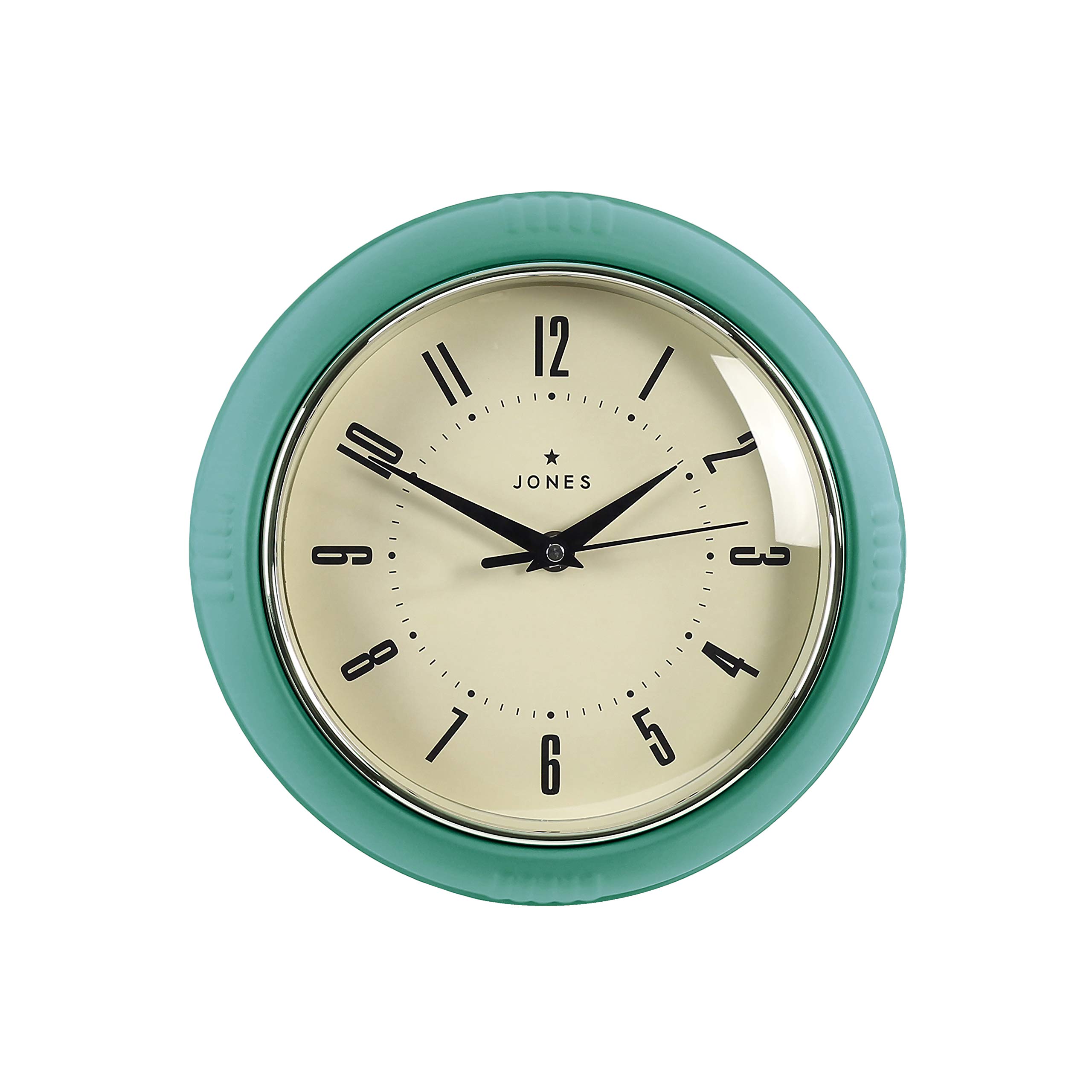 Jones Clocks® Round Retro Wall Clock The Ketchup Round Clock Easy