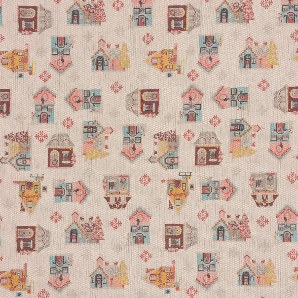 Belle vie. Housse de coussin de Noël Maison Naturel Rose Bleu Rouge Jaune Différentes tailles Housse de coussin Taille : 60 x 80 cm (H x L)