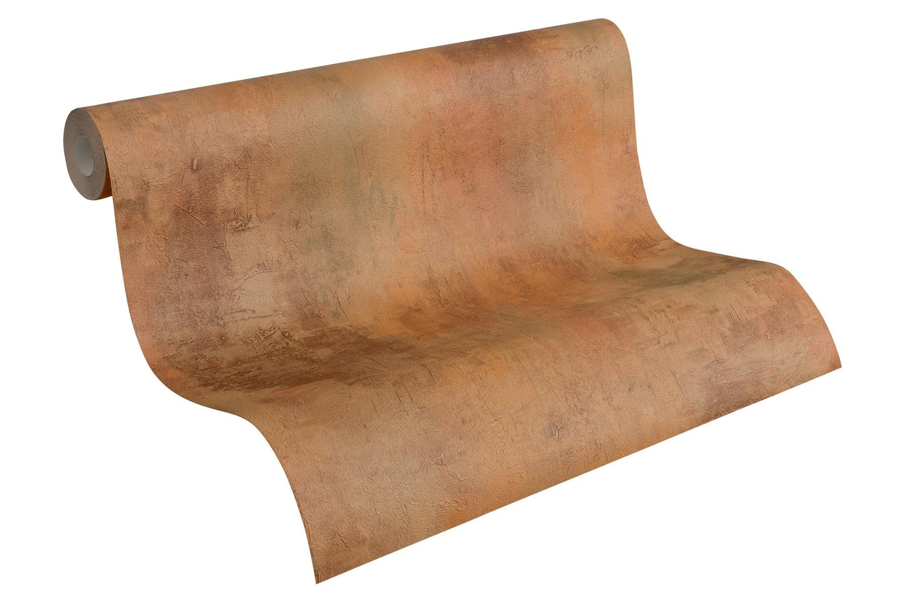 Patina Euro-roll - material: vinyl on non woven - colour: rusty - article no. 1507-7610