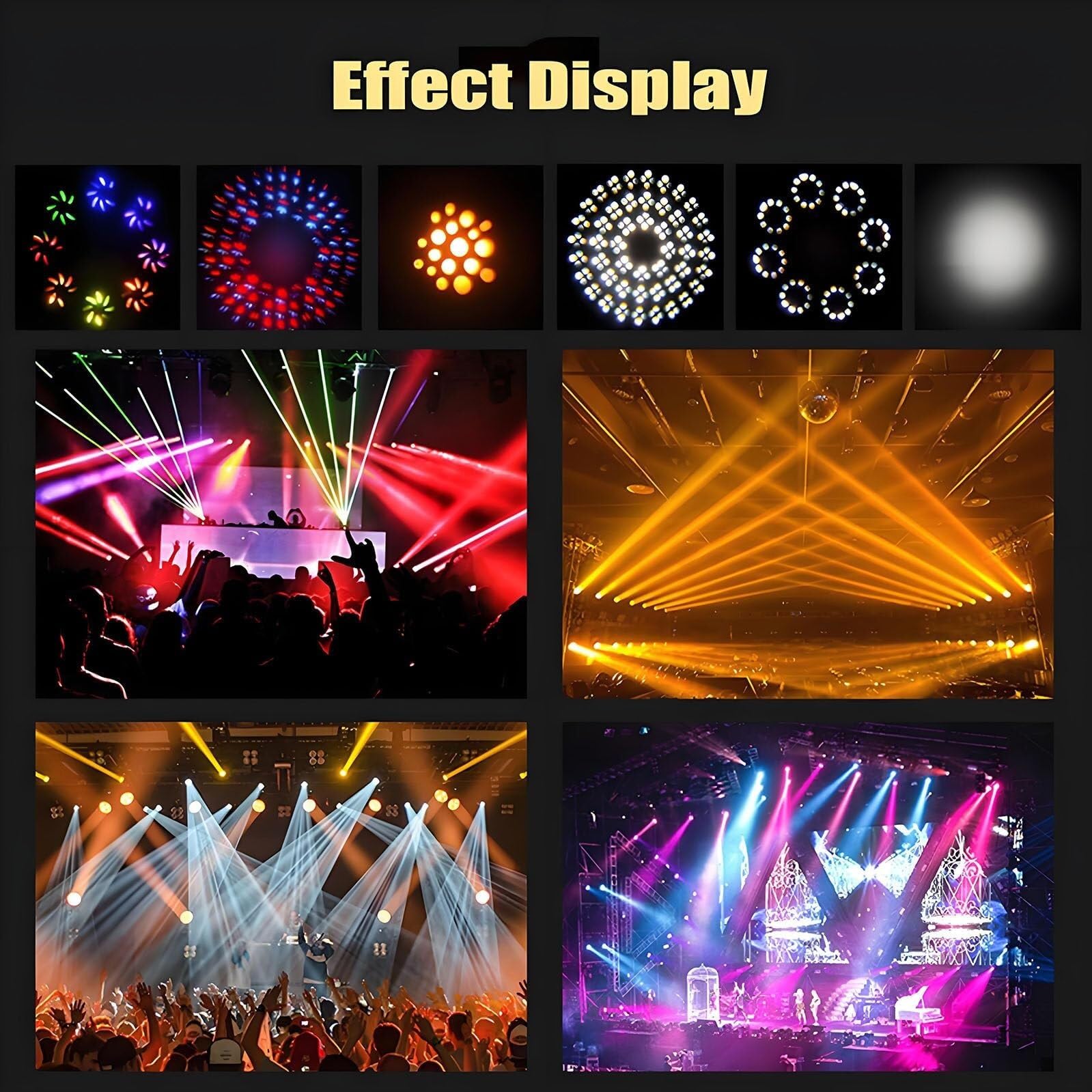 Controlador DMX de 1024 Canales, Consola 512, 60 escenas, Salida de Aislamiento fotoeléctrico para focos LED Par, Cabezas móviles y Equipos de DJ.