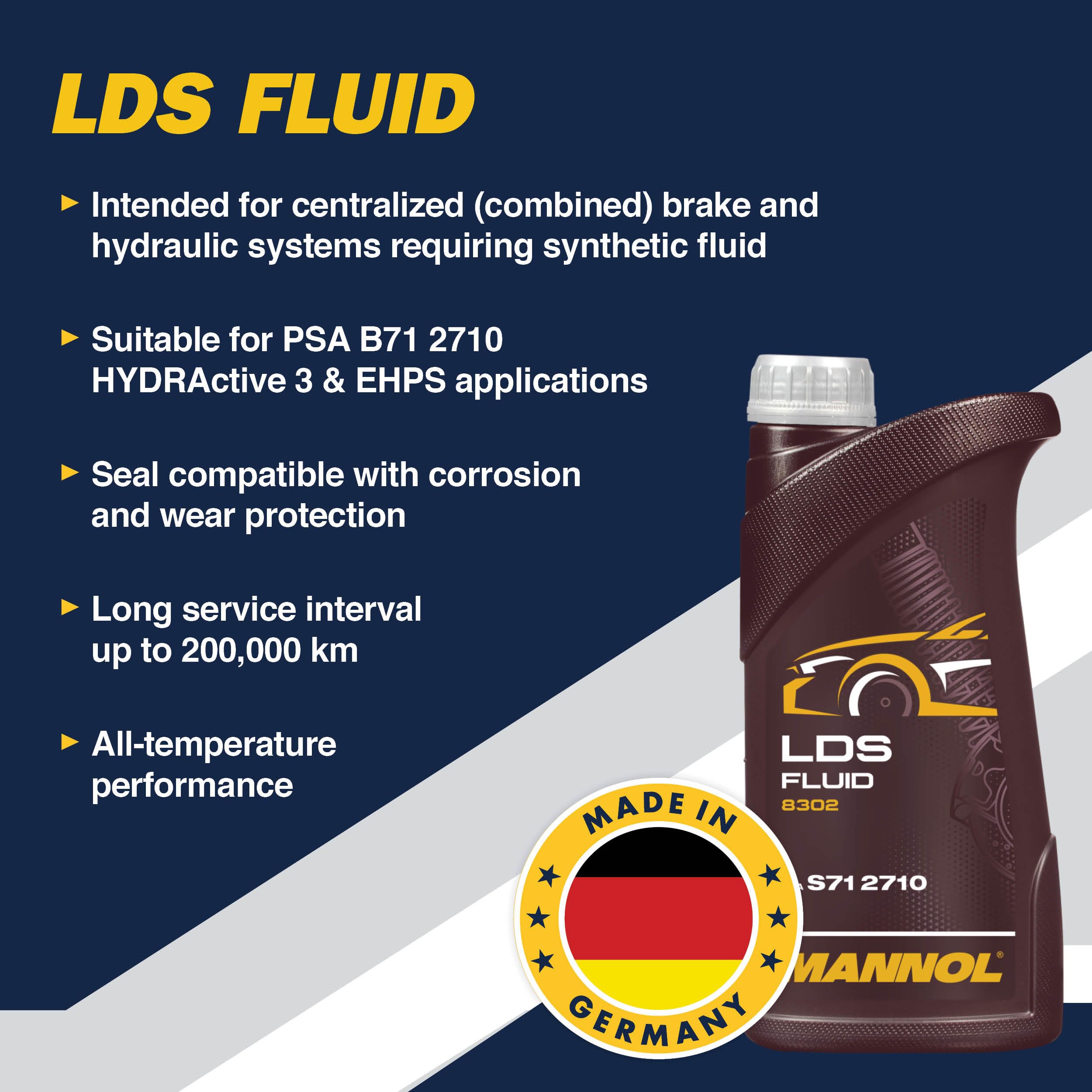 MANNOL MN8302-1 Olio idraulico 1L