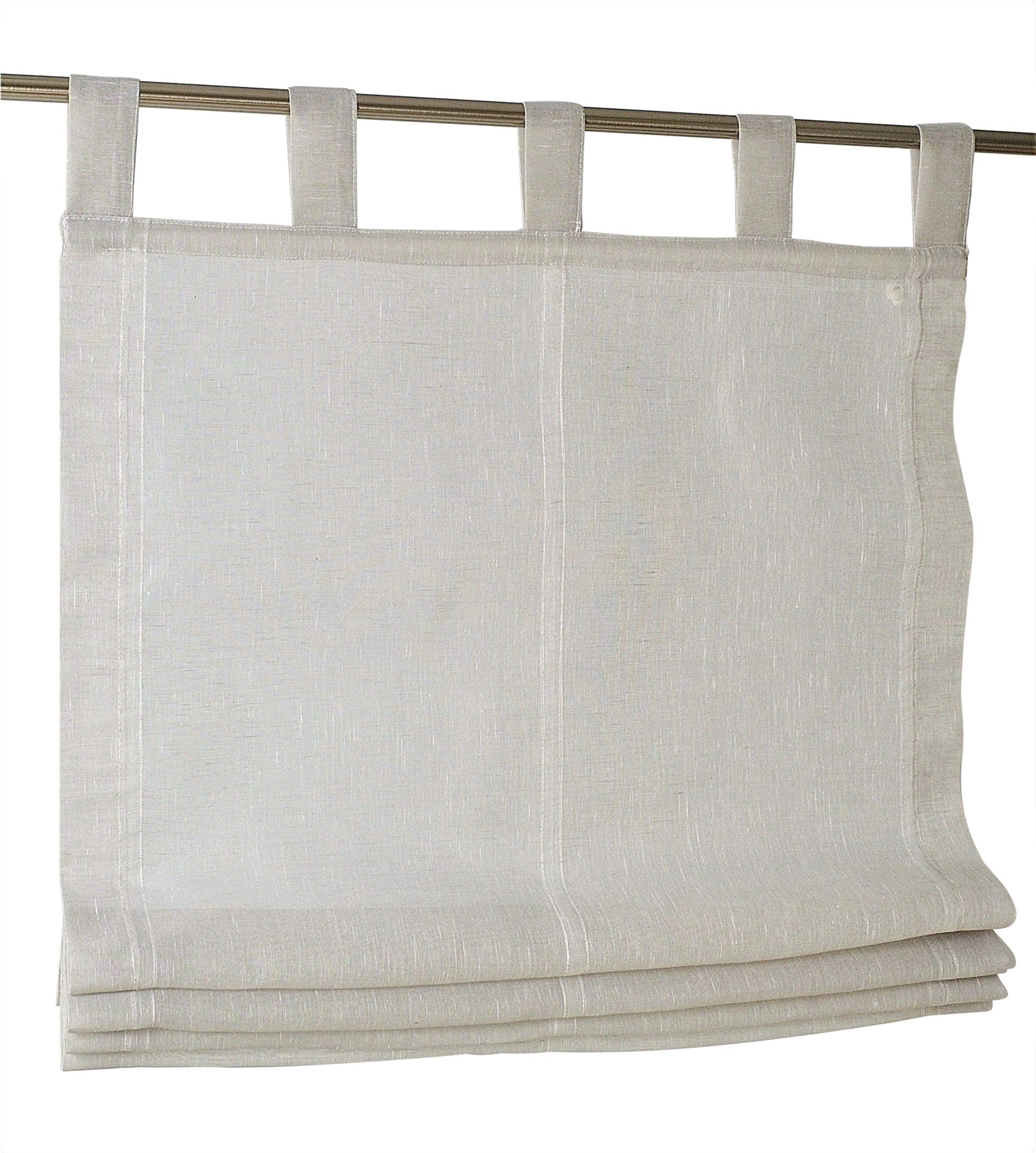 Kutti Brondby Estor Plegable con Trabillas Taupe 120 x 145 cm