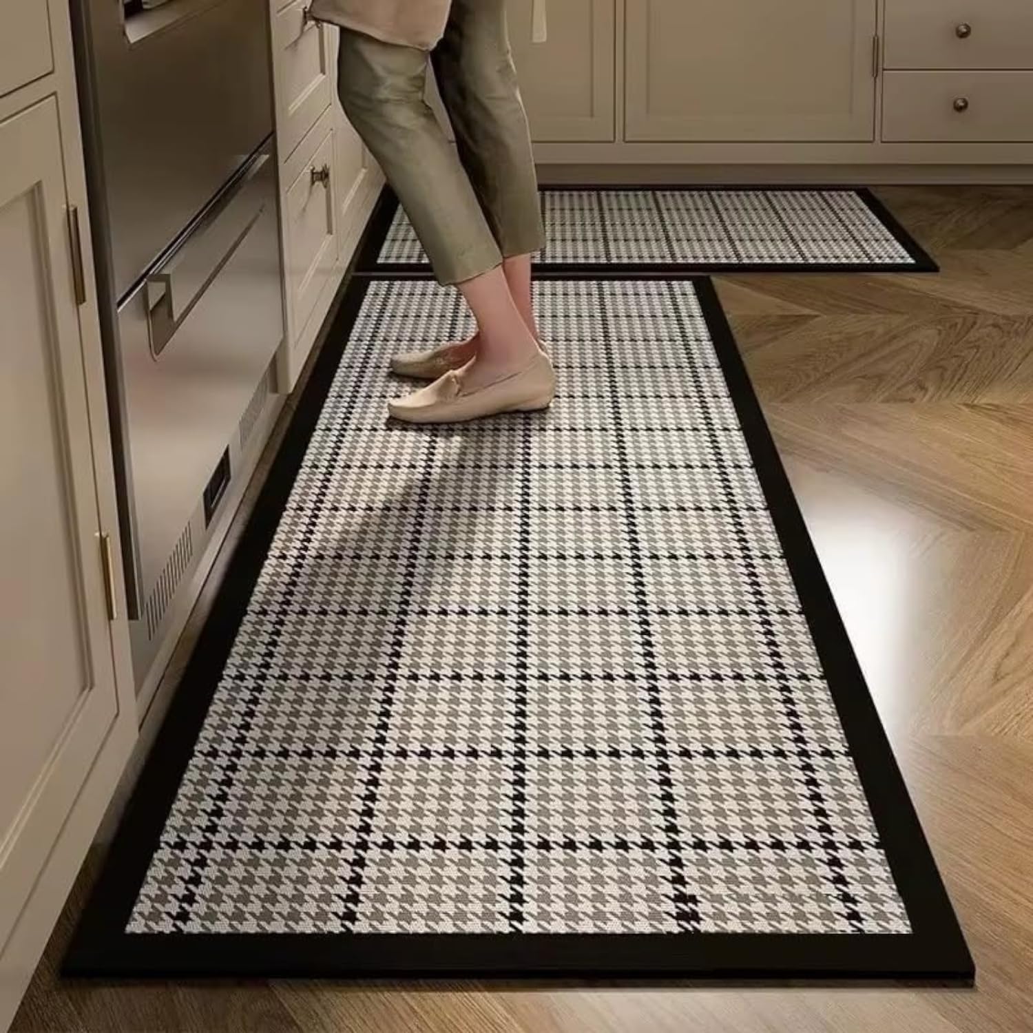 Anti Fatigue Kitchen Rug Sets 2 Piece Non Slip Kitchen Mats for Floor Cushioned Kitchen Rugs and Mats Waterproof Comfort Standing Mat Runner Rug Carpets for Kitchen Floor, Sink — Amazon image 16
