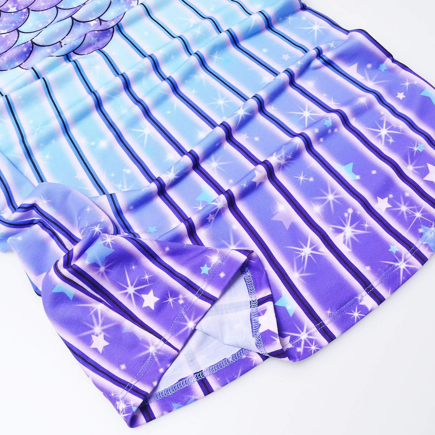 Princess Nightgown for Girls Unicorn Cat Flutter Sleeve Cotton Pajamas Dress …