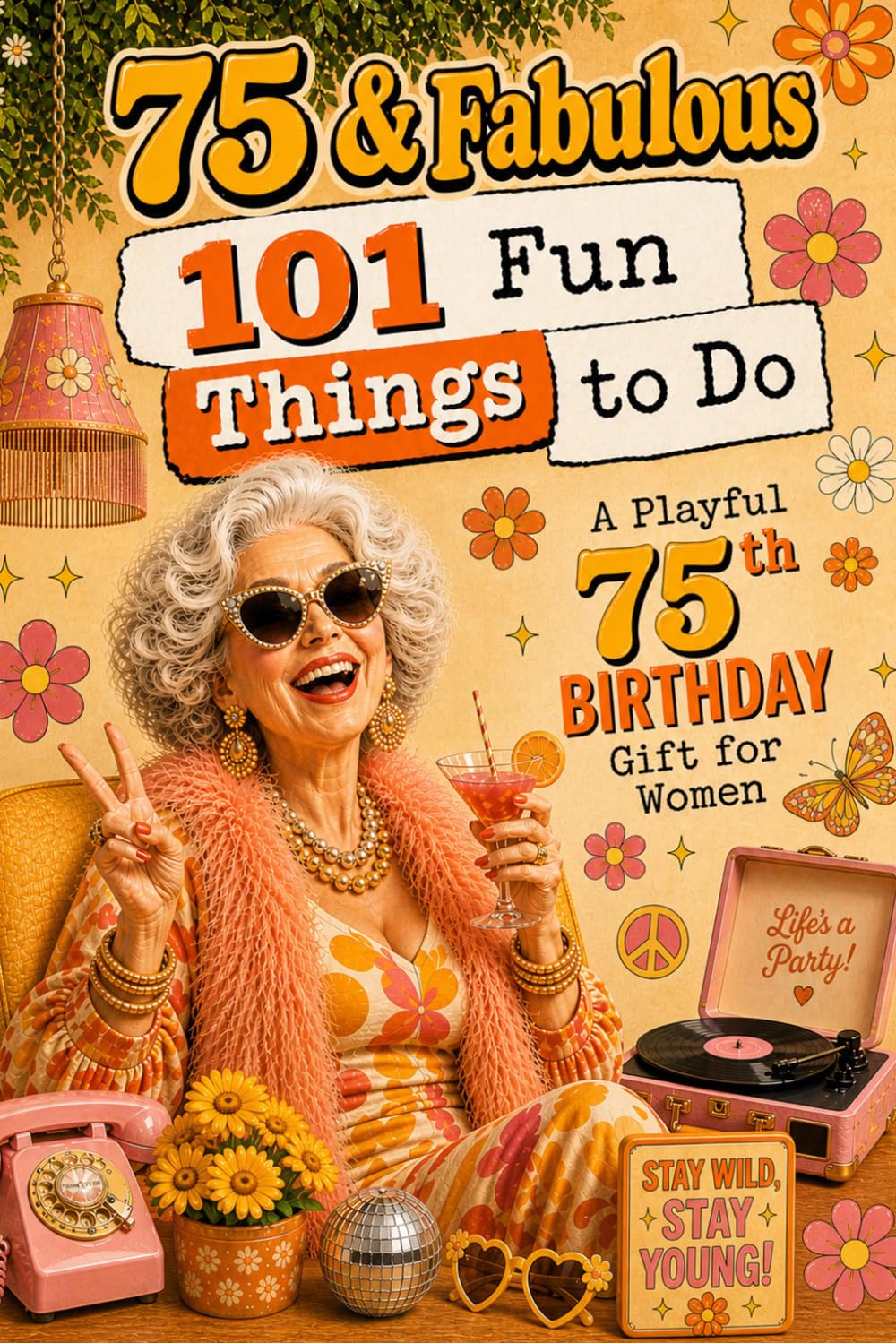 The Ultimate 75th Birthday - 101 Funny Things To Do: Fun Brain Activities, Puzzles & Trivia | A Thoughtful Birthday Gift