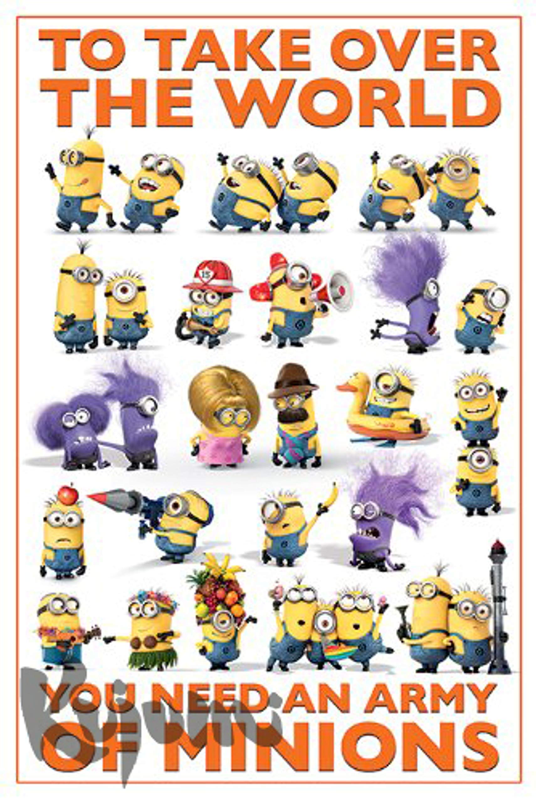 Despicable Me 2 Take Over the World Maxi Poster