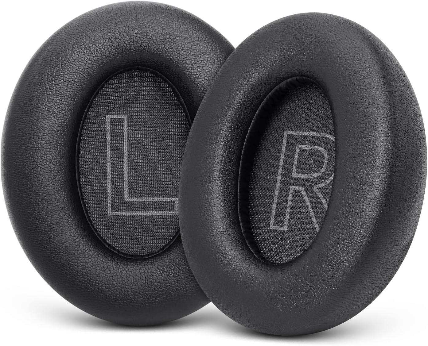 GVOEARS Replacement Ear Pads Cushions for Anker Soundcore Life Q20 Headphones, Earpads with Softer Protein Leather, Noise Isolation Foam - Black