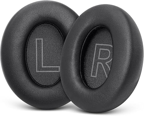 GVOEARS Almohadillas de repuesto para auriculares Anker Soundcore Life Q20, almohadillas con piel proteica más suave, espuma de aislamiento de