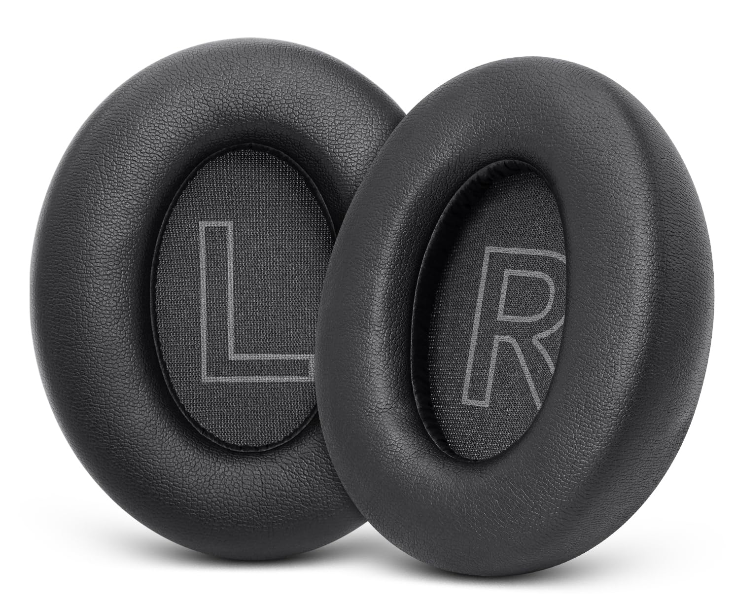 GVOEARS Replacement Ear Pads Cushions for Anker Soundcore Life Q20 Headphones, Earpads with Softer Protein Leather, Noise Isolation Foam - Black