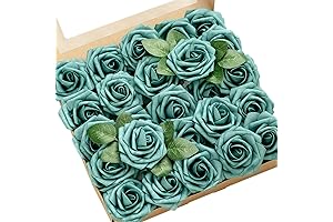 Enchantment in Azure: Ling's Moment's lifelike Turquoise Roses