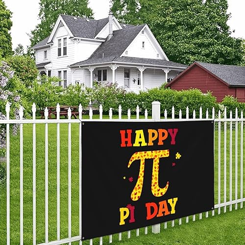 Miniatura 3 de Divertida pancarta matemática de feliz día de Pi, decoración de vacaciones, fondo de cabina de fotos, suministros de decoración para fiestas, hogar,