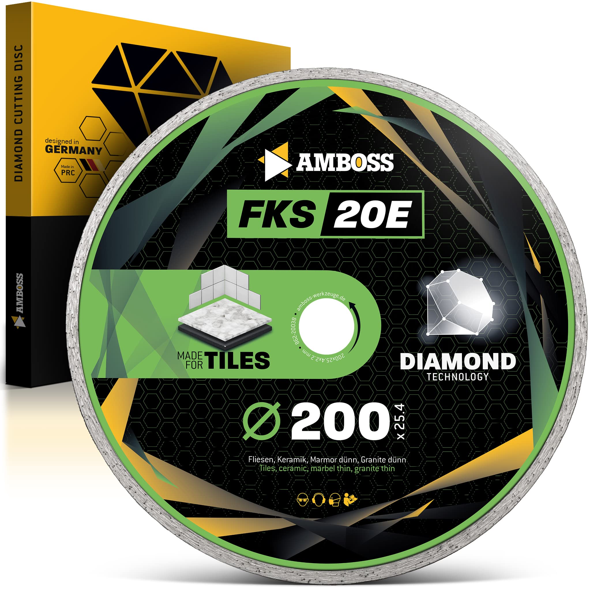 Disque à tronçonner diamanté FKS 20 Eco Amboss pour carrelage et céramique