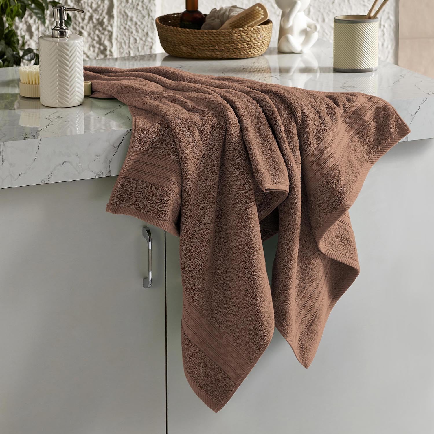 Layers 100% Cotton Bath Towels - Soft & Absorbent -19