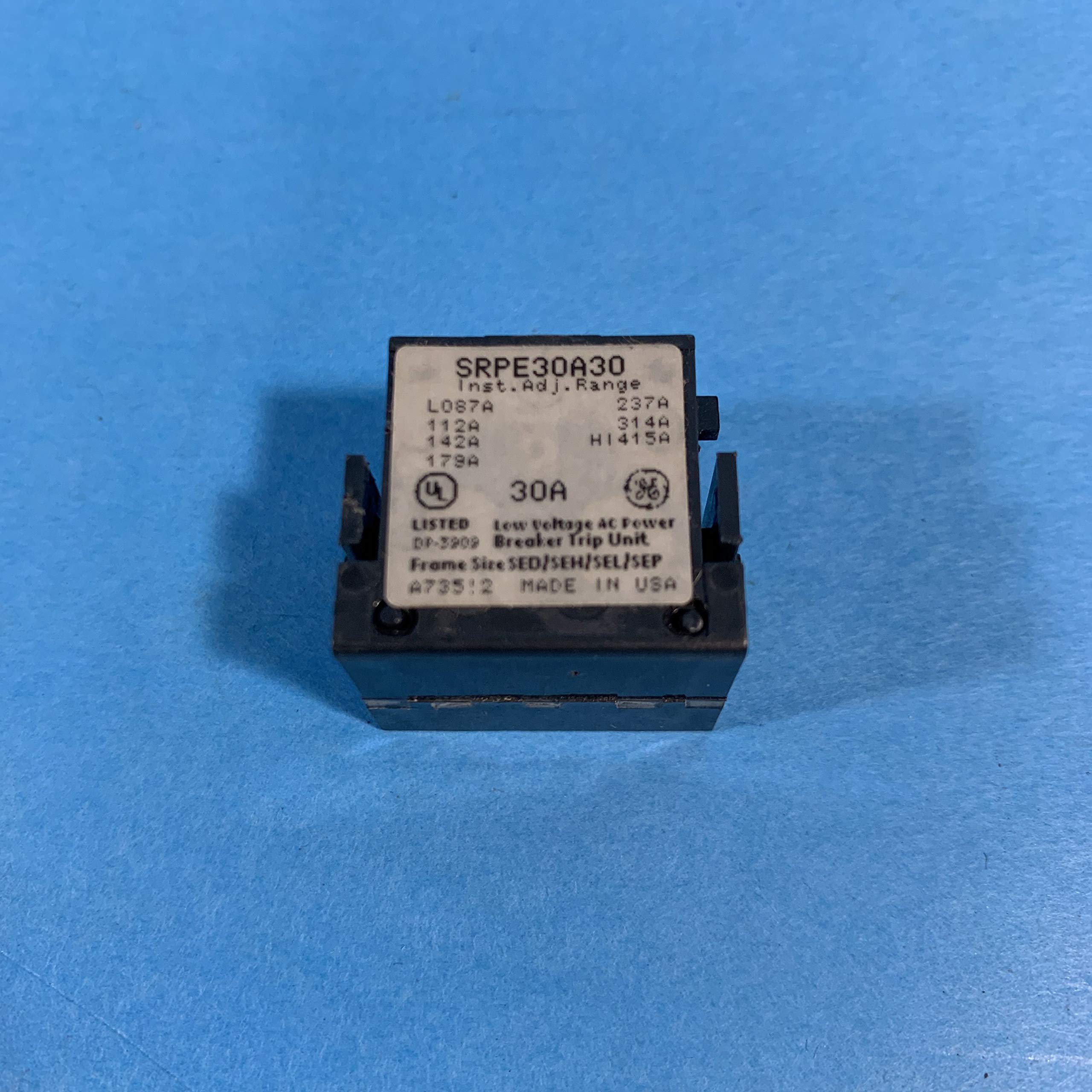 General Electric GESRPE30A30 GE SRPE30A30 30A RATING PLUG, Black