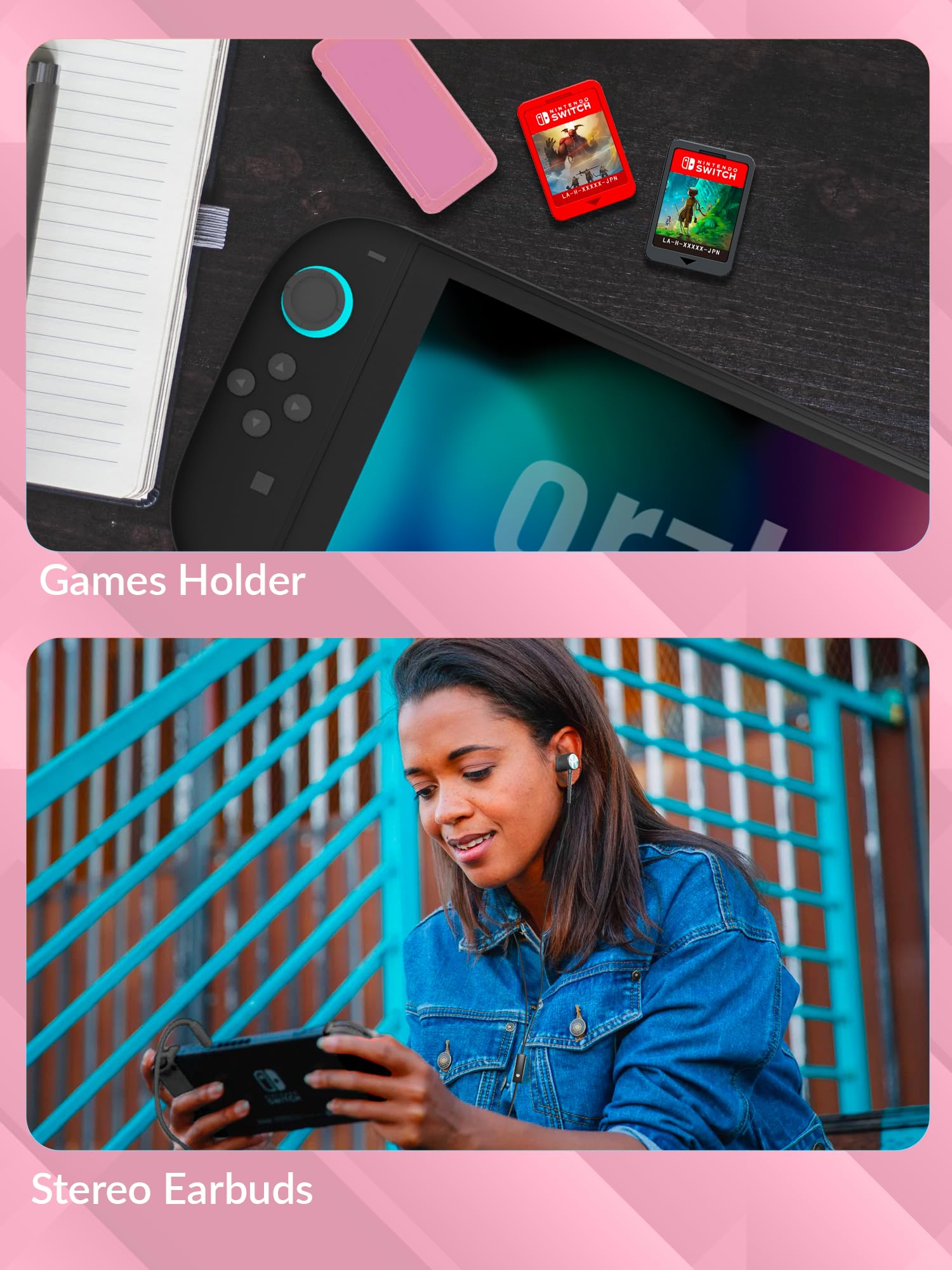 Pack Accessoires Switch 2 – Étui Protection + Protecteurs d’Écran Switch 2 (2025) USB-C Charge Câble Carte Jeux Holder Grip Confort Écouteurs Edition Coffret Cadeau