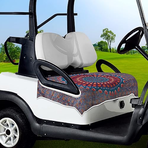 Miniatura 8 de ENYORSEL Fundas de asiento de carrito de golf, manta toalla de asiento de carrito de golf ultra suave para Yamaha, EZGO, Club Car, Icon y más