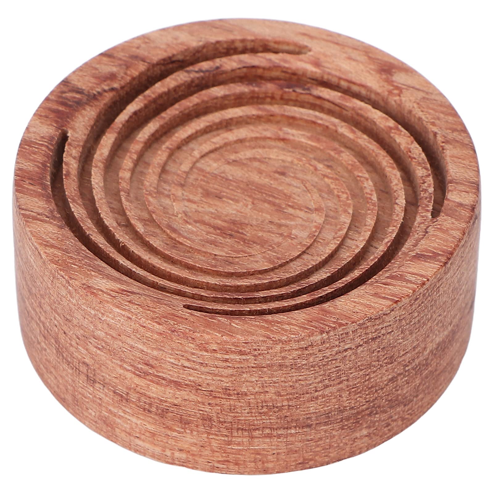 Wakects Diffusor aus Holz, Mini Tragbarer Duftdiffusor, Aufbewahrungsbox aus Rosenholz, für Auto Schlafzimmer Wohnzimmer Büro Badezimmer (Wirbel)