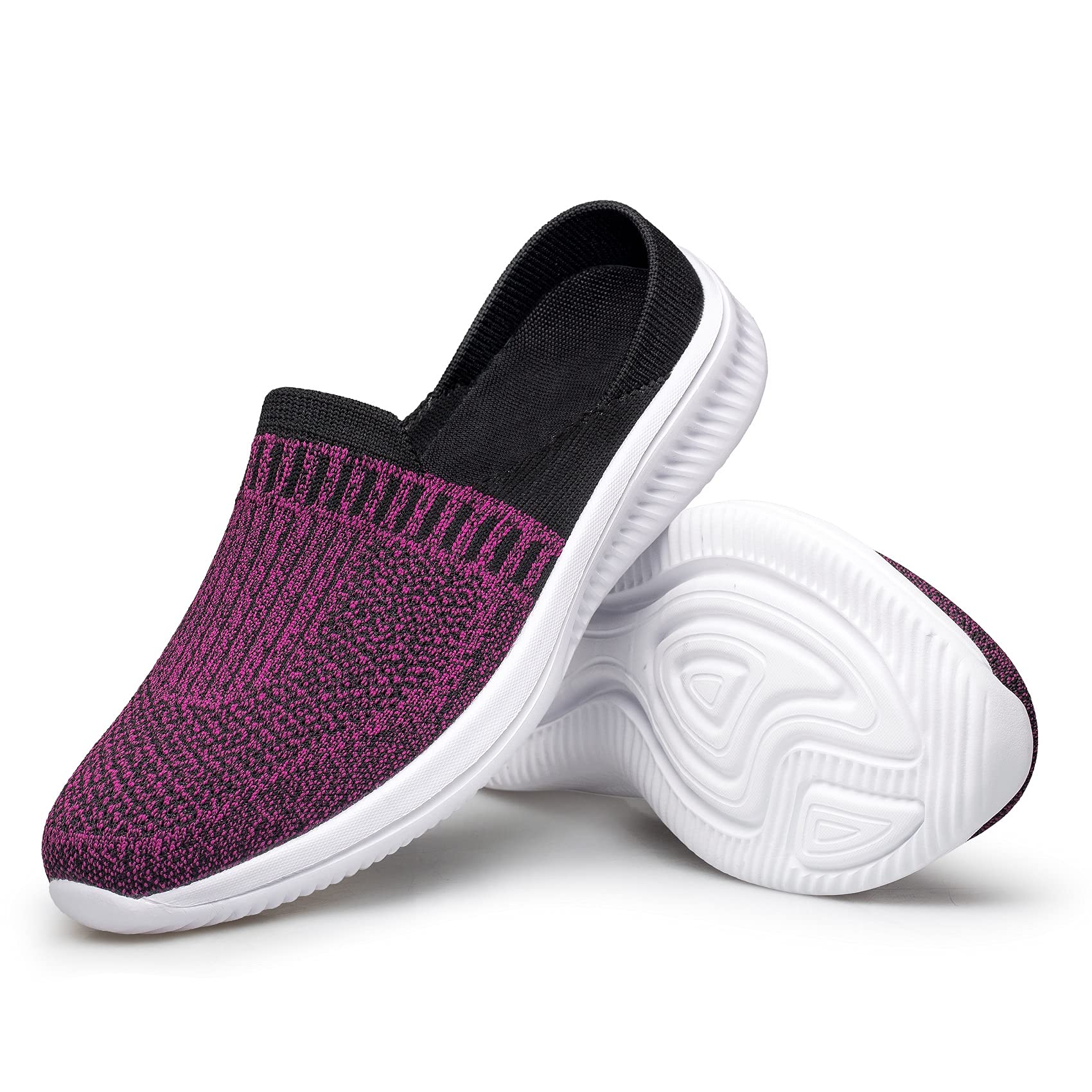 ADQ Slip-On Mule Sneakers Women Shoes Runners Slippers Slides Loafers Casual Lightweight