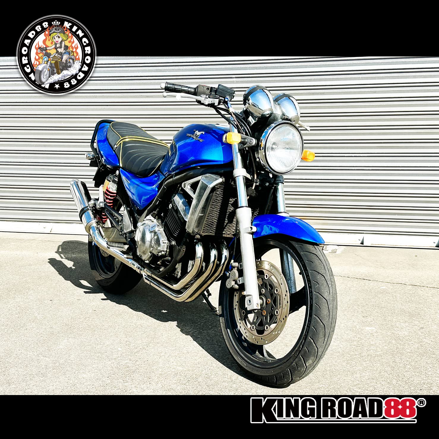 カワサキ バリオスⅡ型 ZR250B タックロールシート 合成レザー