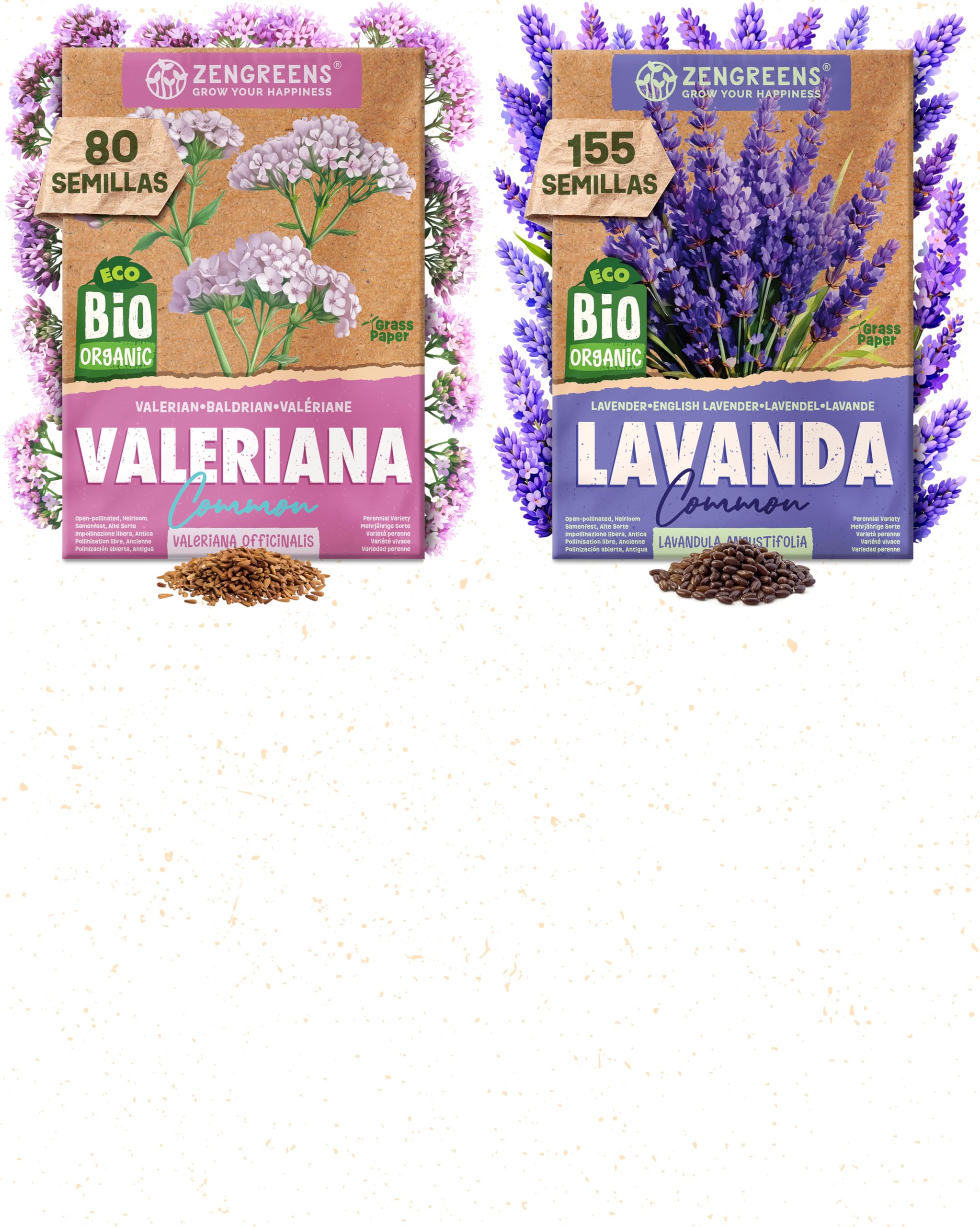 ZenGreens® - Set de semillas de hierbas medicinales y para infusiones eco - 10 variedades para cultivar fácilmente en el jardín, balcón o parterre elevado - Sementes verduras — view 14
