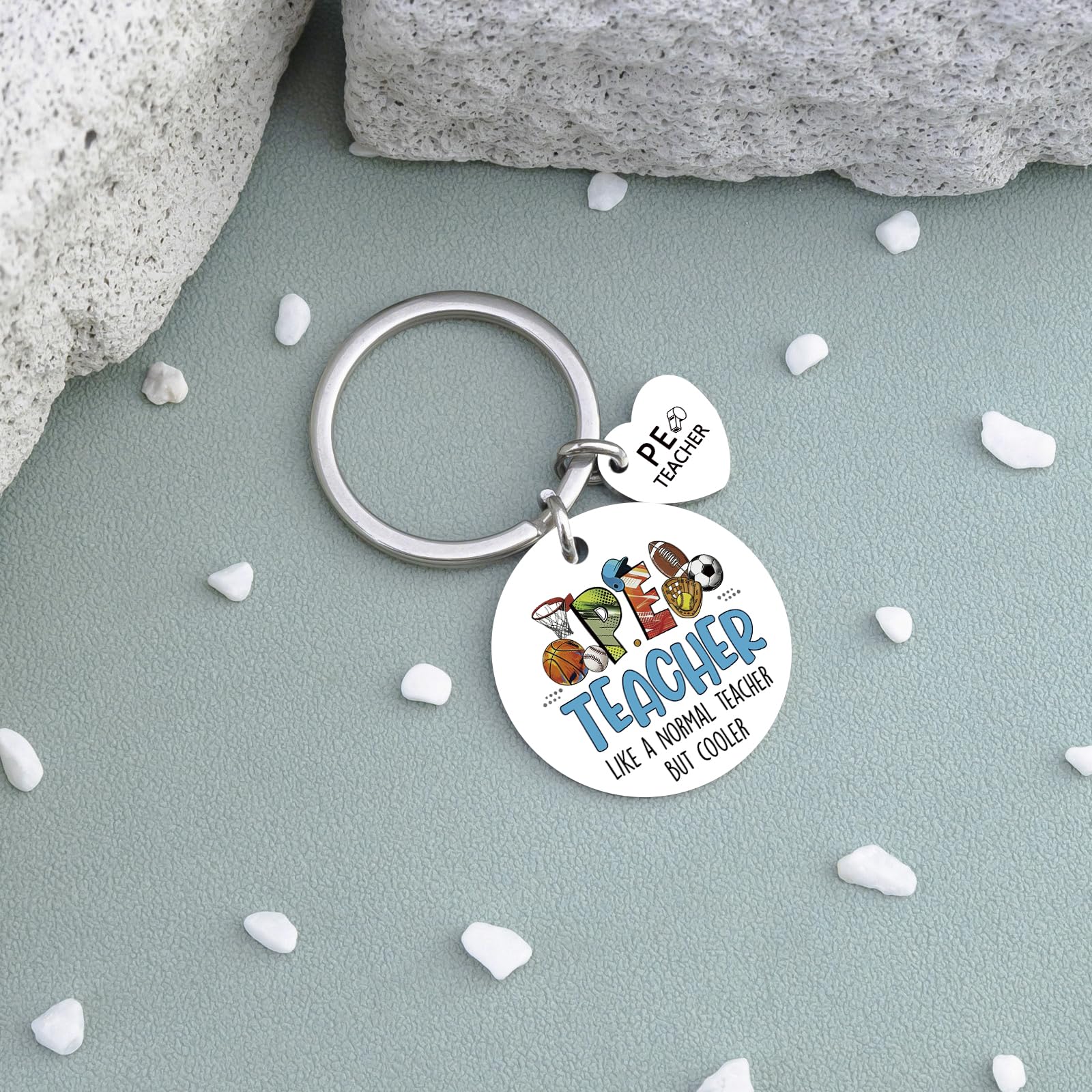 Gym Teacher Gifts PE Teachers Day Gift For Men Women Cool Teacher Appreciation Gift Male Birthday Graduation End Of Year Teachers Gifts Gym Ornament For Teacher's Day Whistle Keychain