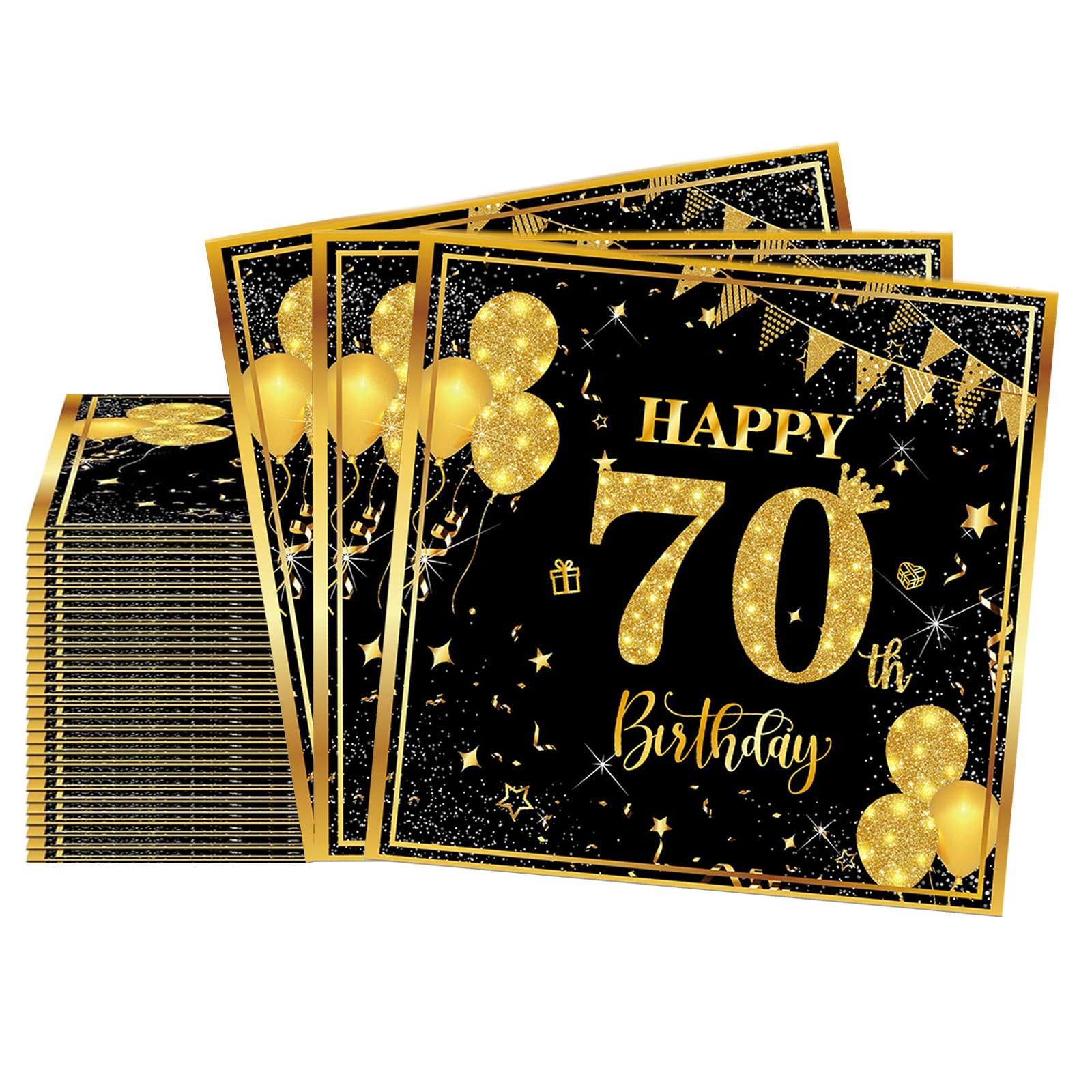 Seutgjie Banderole Joyeux 70 Ans 1955-2025, Décoration 70 Ans Toile De