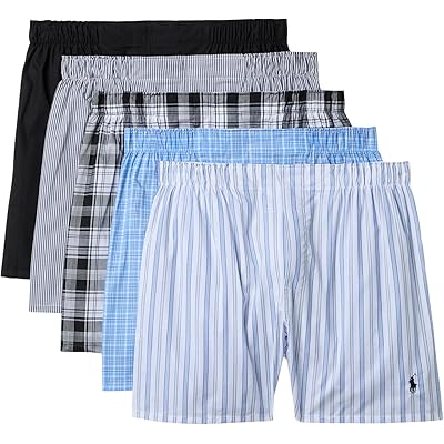 Polo Ralph Lauren 5 Pack Classic Fit Woven Boxer