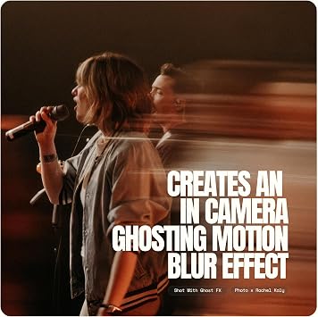 Prism Lens FX Ghost FX Filter | Version 01 | 82mm Circular Threaded | Creates Half-Frame Motion Blur/Ghost Effect | Rotatable to Accentuate Key Elements in Your Image!