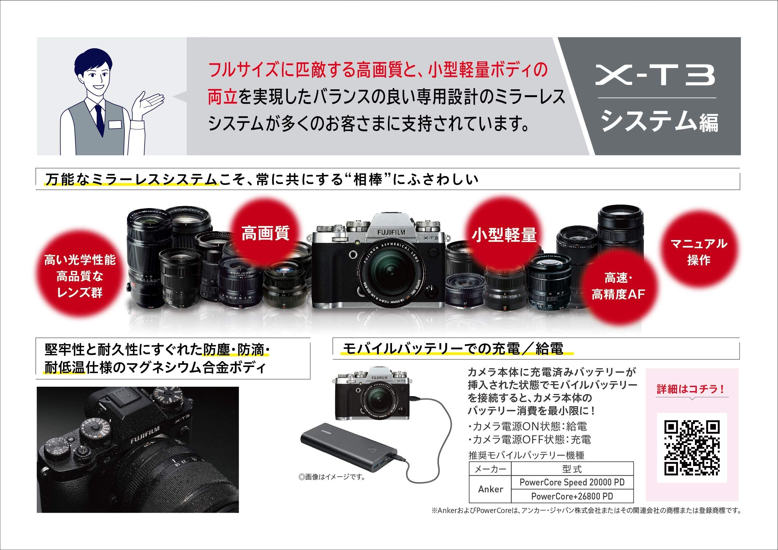 Fujifilm X-T3 ミラーレスカメラ 本体と付属品 Amazon | 【整備済み品 
