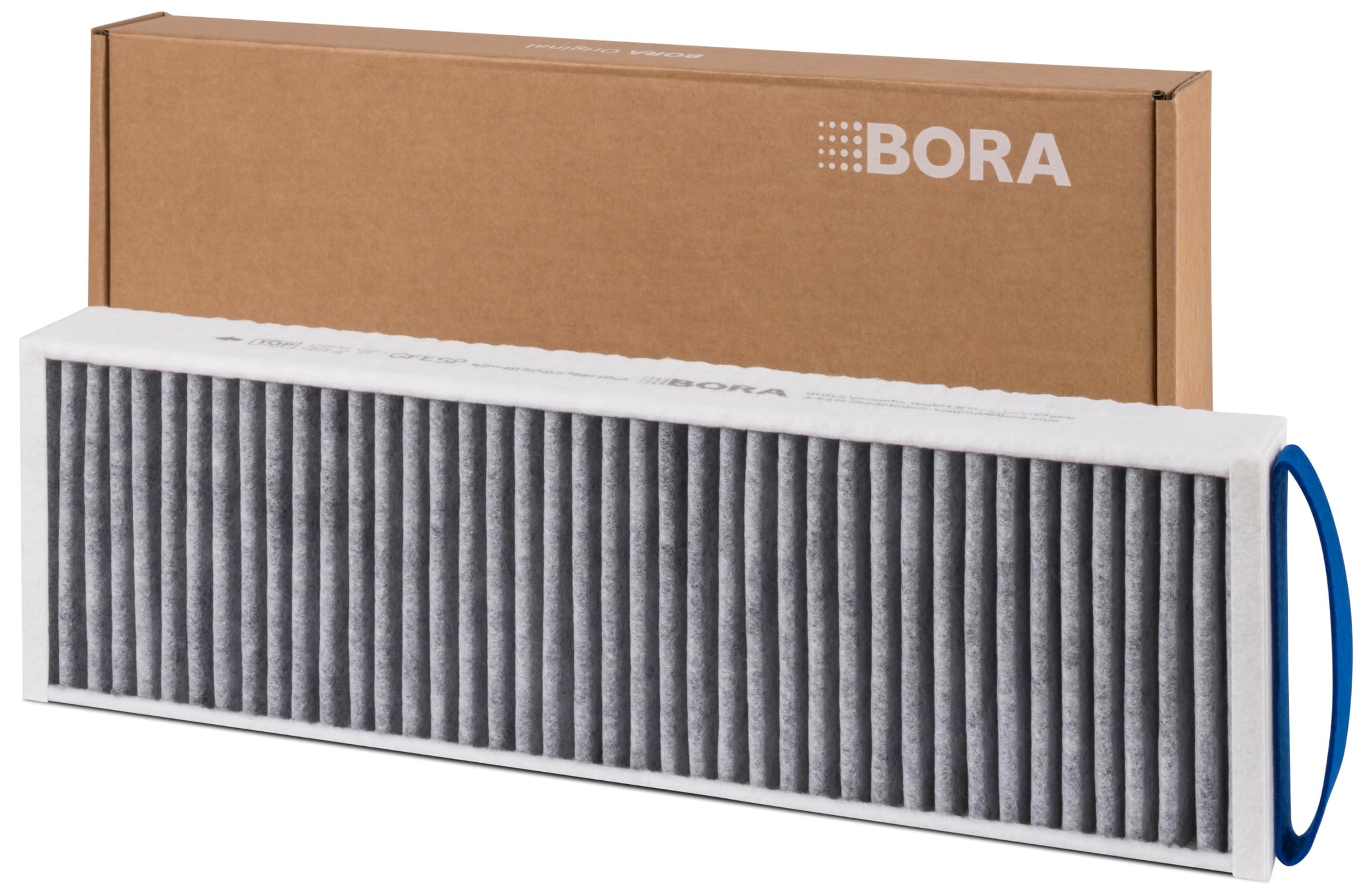 BORA GFESP oryginalny filtr zapachów z węglem aktywnym, do BORA Pure & Easy do wyciągu z płyty kuchennej, filtr zamienny, filtr obiegowy, redukcja zapachu, wymiana filtra bez użycia narzędzi, czas