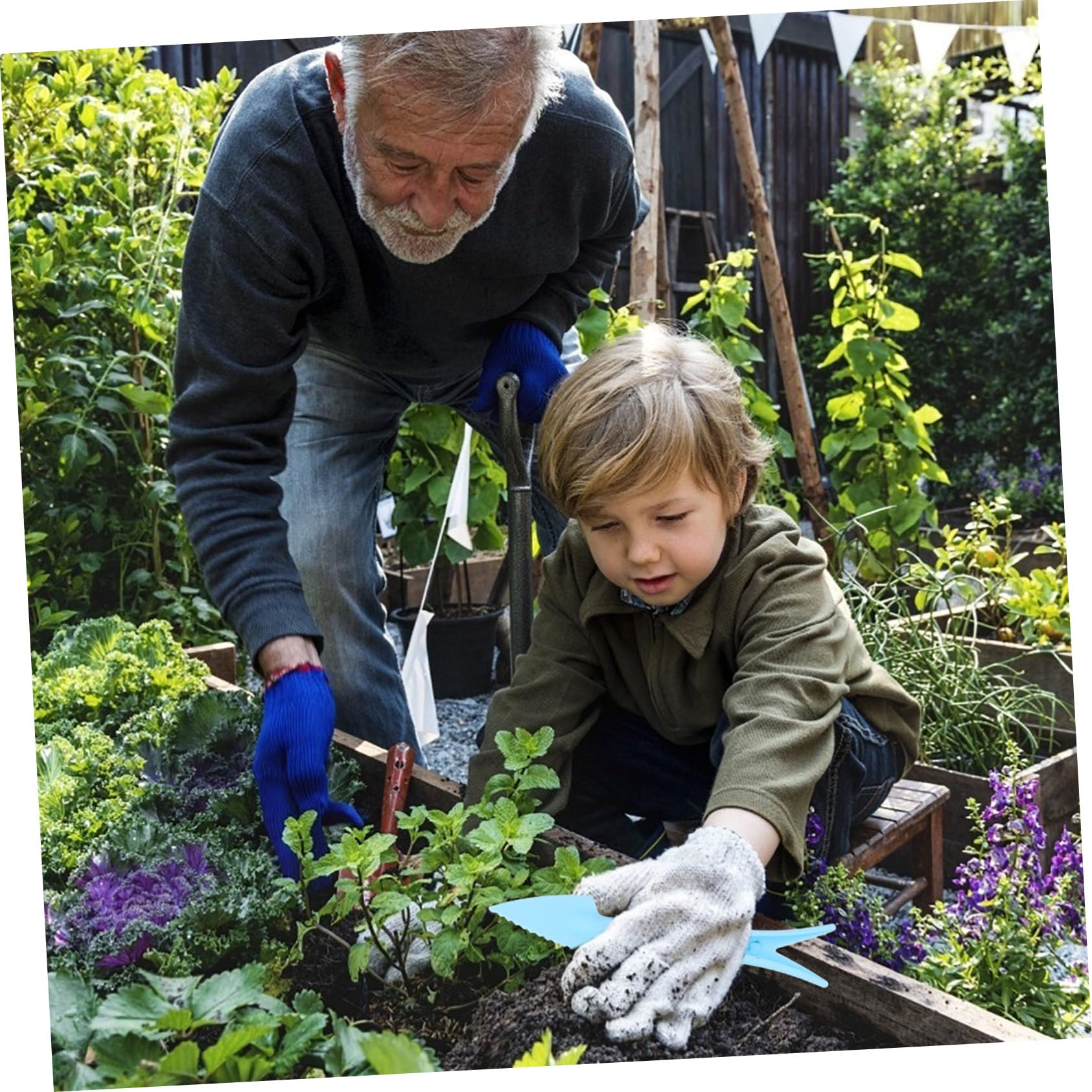 Mipcase 3sets Giardinaggio Multi-funzionali Per Kit Per Trapianto e Coltivazione Piccole e Resistente