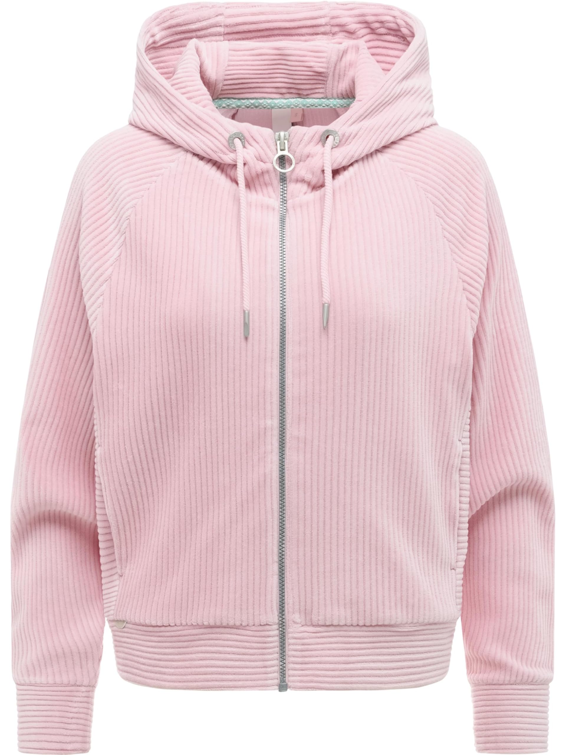 Ragwear Damska kurtka sztruksowa, miękka bluza z zamkiem błyskawicznym, kurtka przejściowa z miękkiego sztruksu w dotyku aksamitu, Corduly Cordy, XS-XXL