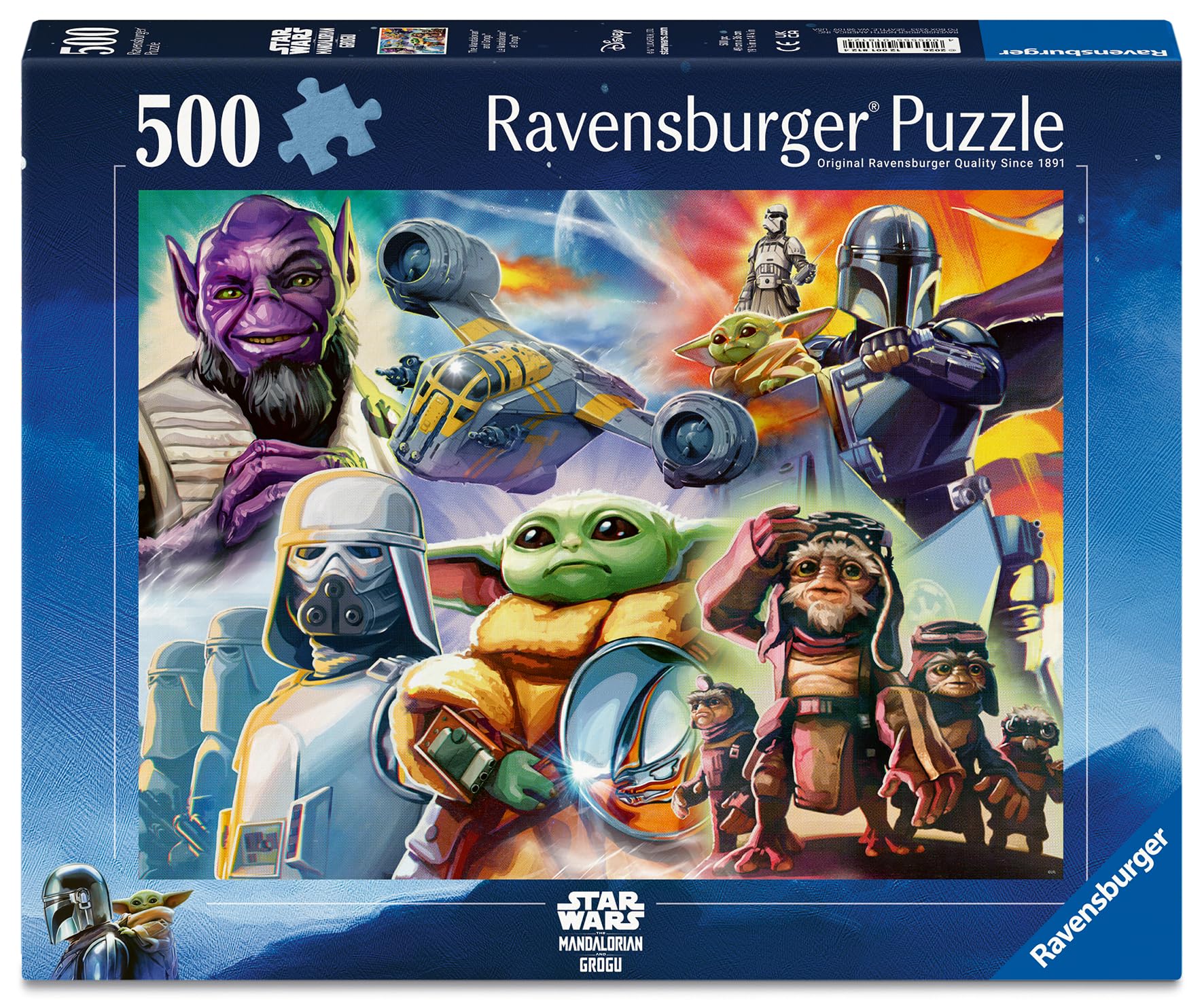 Amazon.com: Ravensburger The Mandalorian and Grogu 500 Piece
