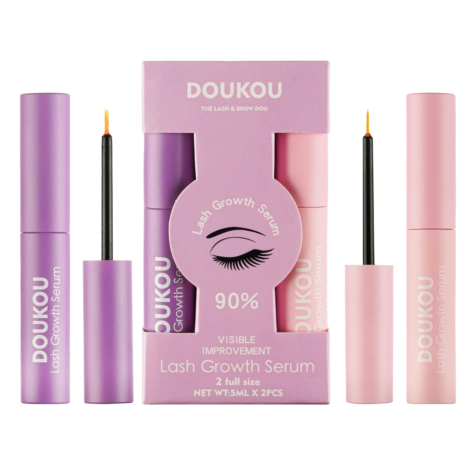 2PC Lashes Eyelash Serum for Growth & Conditioning