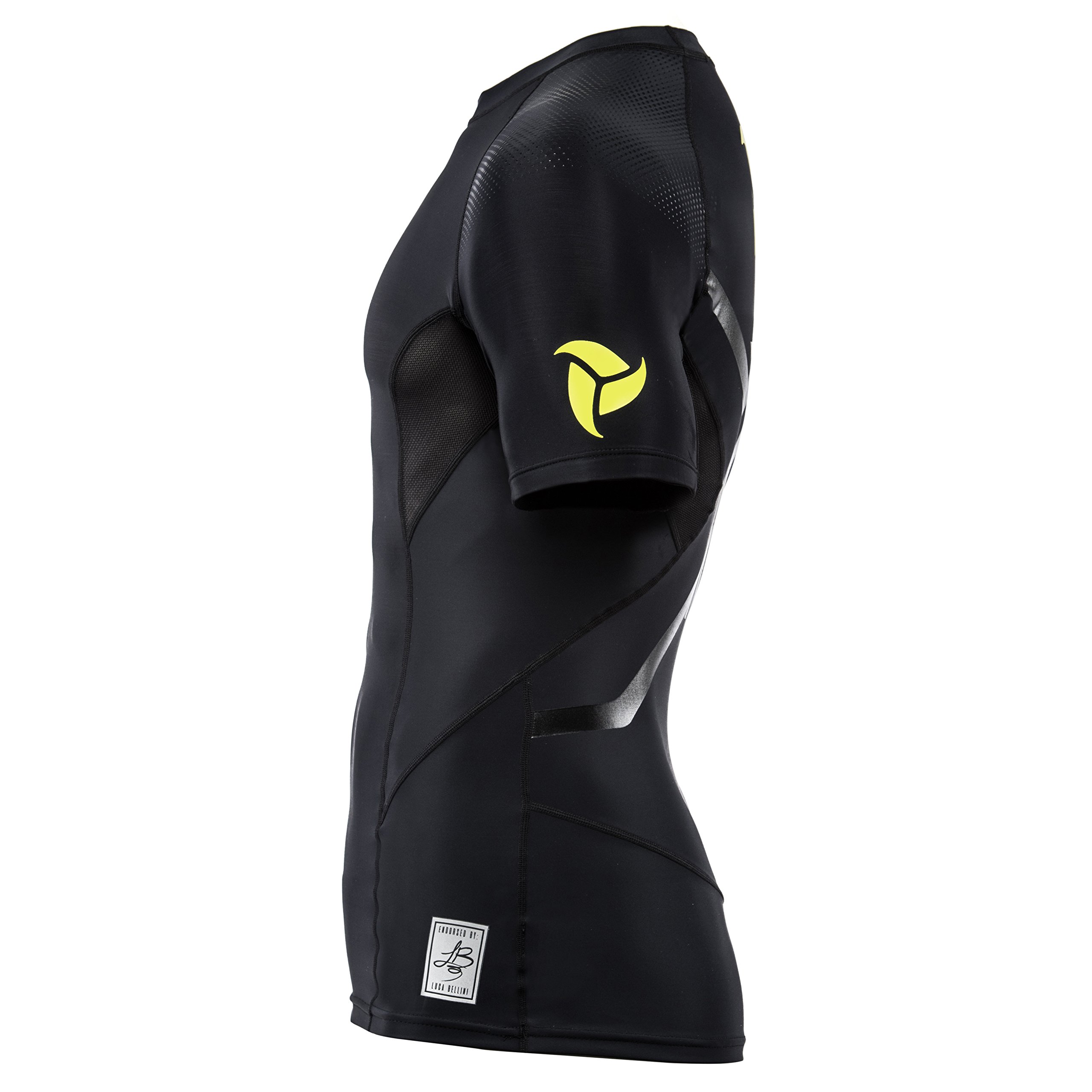 LB9 Rashguard Maglia Manica Corta con Protezione UPV Perfetta per Canoa, Kayak, Surf, Mare